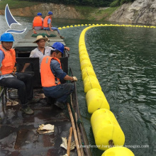 Marine surface barrier floats